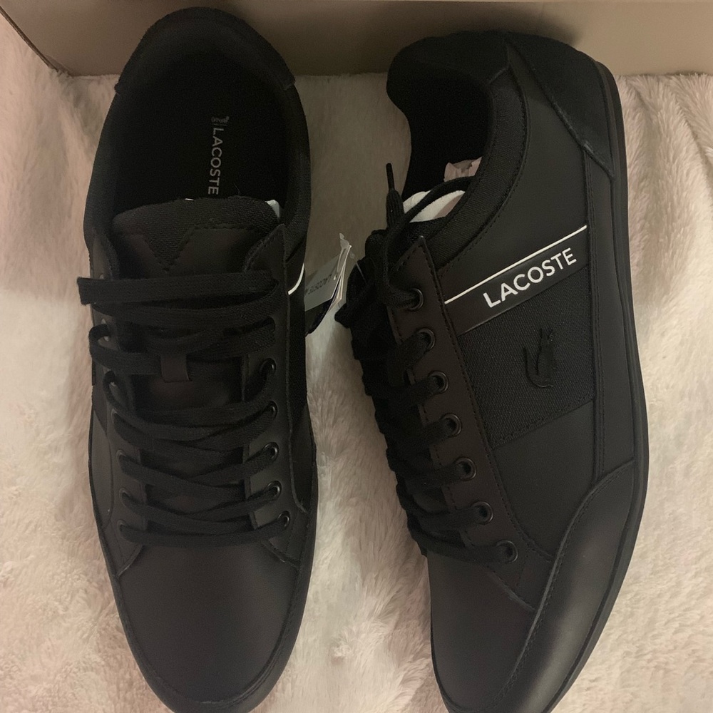 Lacoste Male shoes black size 11